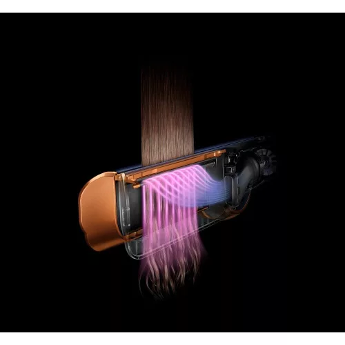 Dyson Airstrait™ nedves-száraz hajvasaló - Porosz kék/Gazdag réz (408215-01)