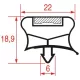 ZANUSSI hűtőgép becsattintható tömítés 585x415 mm