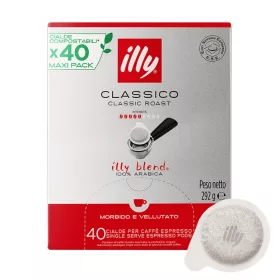 Illy CLASSICO E.S.E. kávépárna, 44 mm, 40 db (11133)
