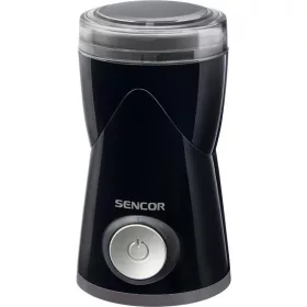 Sencor Elektromos Kávédaráló - 50g, 150W, Rozsdamentes acél kés - Fekete (SCG 1050BK)