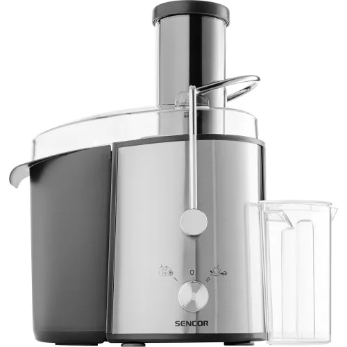 Sencor SJE 1055SS Gyümölcscentrifuga – 800W, 75mm adagolótorok – Inox kivitel (SJE 1055SS)