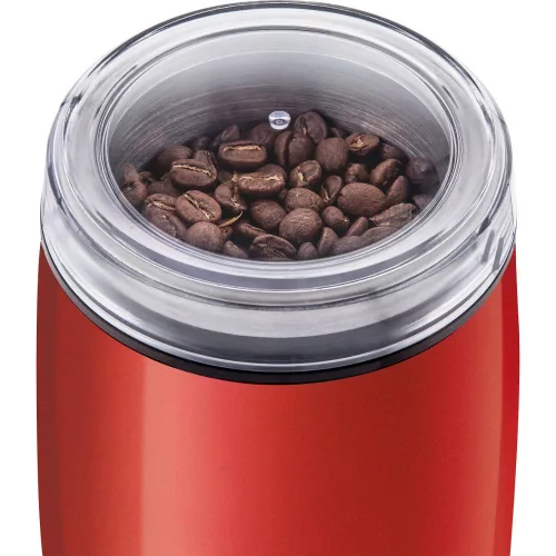 Sencor SCG 2050RD Kávédaráló – 60g kapacitás, 150W, Rozsdamentes acél kések – Piros (SCG 2050RD)