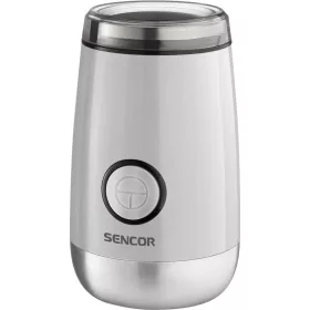 Sencor SCG 2052WH Kávédaráló – 60g kapacitás, 150W, Rozsdamentes acél – Fehér (SCG 2052WH)