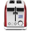 Philco PHTA 4016 Elektromos Kenyérpirító - 950W, 7 fokozat - Piros/Inox (8590669285716)