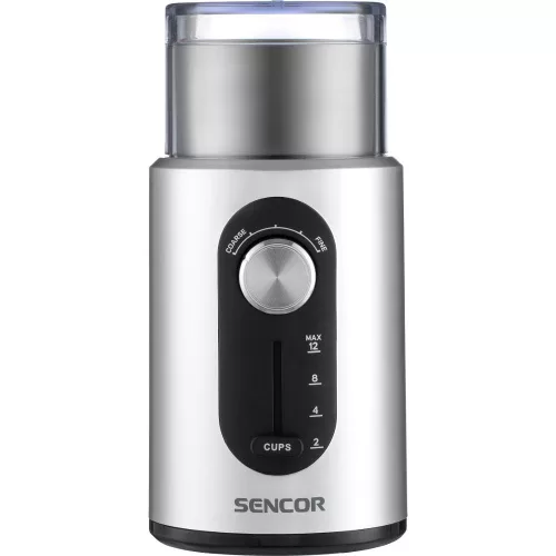 Sencor SCG 3550SS Kávédaráló – 60g kapacitás, Titán bevonatú kések – Rozsdamentes acél (SCG 3550SS)