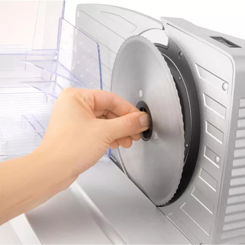 Sencor SFS 3050SL Elektromos szeletelő – 100W, 170mm penge, 0-23mm – Ezüst (SFS 3050SL)