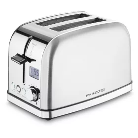 Philco PHTA 4010 Elektromos kenyérpirító - 950W, LCD kijelző, 7 fokozat - Rozsdamentes acél (PHTA 4010)