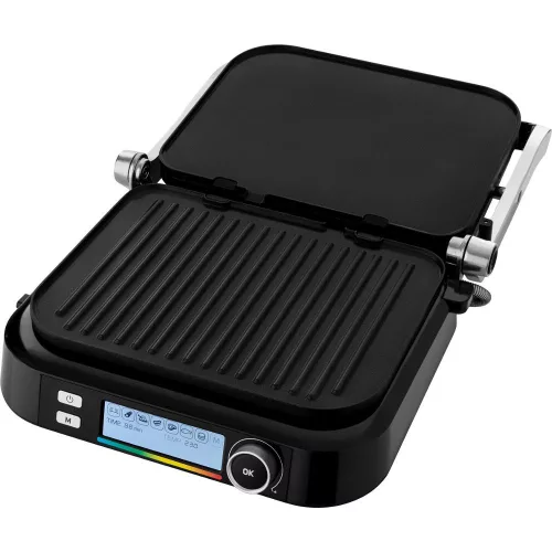 Sencor SBG 6238BK Kontakt Grill - 2100W, LCD kijelző, 7 automata program - Intelligens grillsütő (SBG 6238BK)