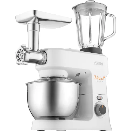 Sencor STM 3760WH Konyhai robotgép – 1000W, 4,5l rozsdamentes tál – Húsdarálóval és turmixszal (STM 3760WH)