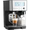 Sencor SES 4090SS Espresso kávéfőző – 15 bar, 1450W, LCD kijelző – Tejtartállyal (SES 4090SS)