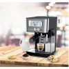 Sencor SES 4090SS Espresso kávéfőző – 15 bar, 1450W, LCD kijelző – Tejtartállyal (SES 4090SS)
