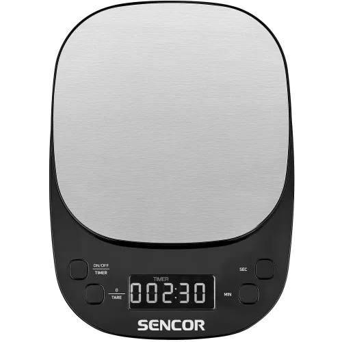 Sencor SKS 0804BK Barista mérleg – 2 kg kapacitás, 0,1 g pontosság – Időzítővel (SKS 0804BK)