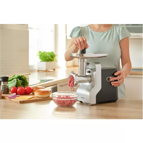 Sencor SMG 6400SL Húsdaráló – 2100W, 2,2 kg/perc – Sokoldalú kiegészítőkkel (SMG 6400SL)