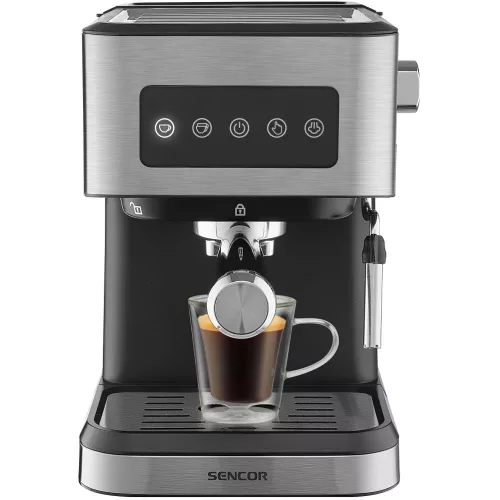 Sencor SES 4020SS Eszpresszó kávéfőző - 20 bar, 1.5L - Rozsdamentes acél (SES 4020SS)