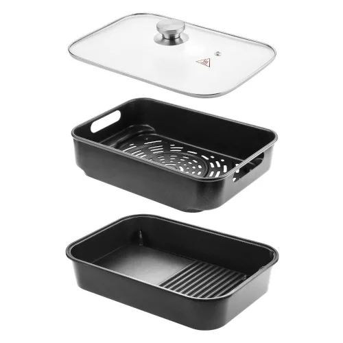 Philco PHHG 7000 Forrólevegős Fritőz és Grill – 1700W, 12 program – Fekete (PHHG 7000)