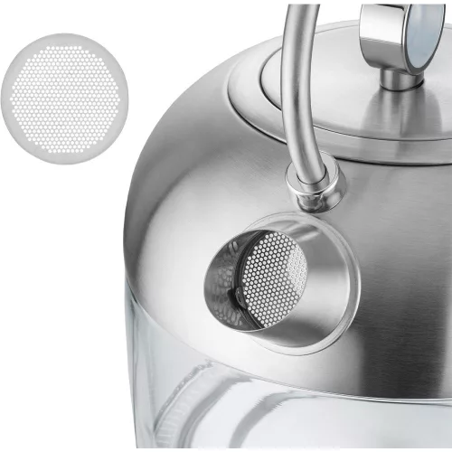 Philco PHWK 2110 Elektromos Vízforraló – 1,7L, Hőmérséklet-szabályozós, Üveg (PHWK 2110)