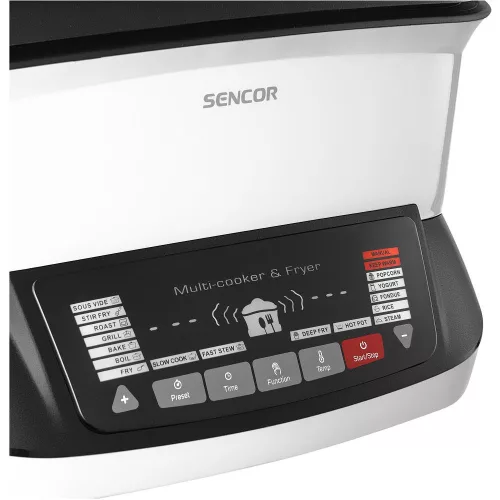 Sencor SFR 9400WH Többfunkciós Főzőedény és Olajsütő – 18 program, 4,8L – 1800W (SFR 9400WH)