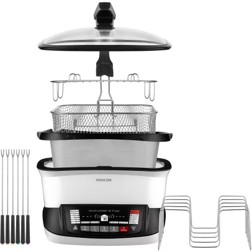 Sencor SFR 9400WH Többfunkciós Főzőedény és Olajsütő – 18 program, 4,8L – 1800W (SFR 9400WH)