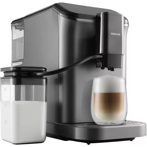 Sencor SES 8500BK Automata Kávéfőző – 20 bar, TFT kijelző, Wi-Fi – SMARTSENCOR (SES 8500BK)