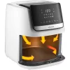 Sencor SFR 6551WH Forrólevegős fritőz – 6,5L, 1600W, 10 program – Fehér (SFR 6551WH)