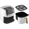 Sencor SFR 6551WH Forrólevegős fritőz – 6,5L, 1600W, 10 program – Fehér (SFR 6551WH)