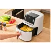 Sencor SFR 6551WH Forrólevegős fritőz – 6,5L, 1600W, 10 program – Fehér (SFR 6551WH)