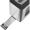 Sencor STS 4050SS Kenyérpirító - 1200W, Üvegablakos, Hosszú nyílású - Inox (STS 4050SS)