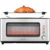 Sencor STS 4050SS Kenyérpirító - 1200W, Üvegablakos, Hosszú nyílású - Inox (STS 4050SS)