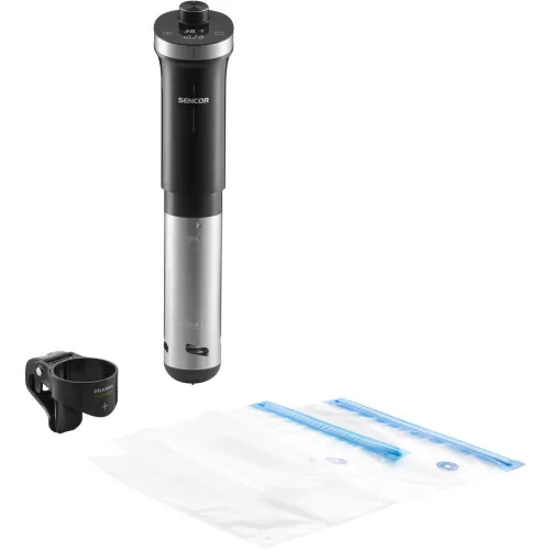 Sencor SSV 5000BK Sous Vide Rúd – 1200W, IPX7, 8 l/perc – Vákuumfőzéshez (SSV 5000BK)