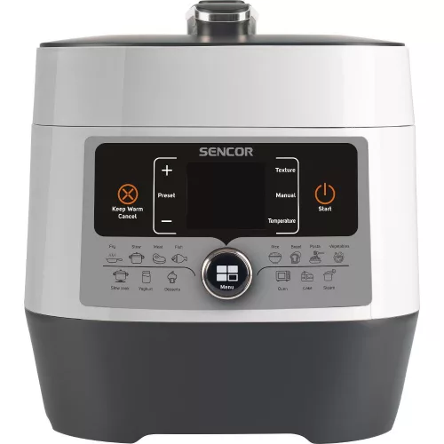 Sencor SPR 3600WH Elektromos kukta - 5,5 l, 1000W, 14 program - Tapadásmentes edénnyel (SPR 3600WH)