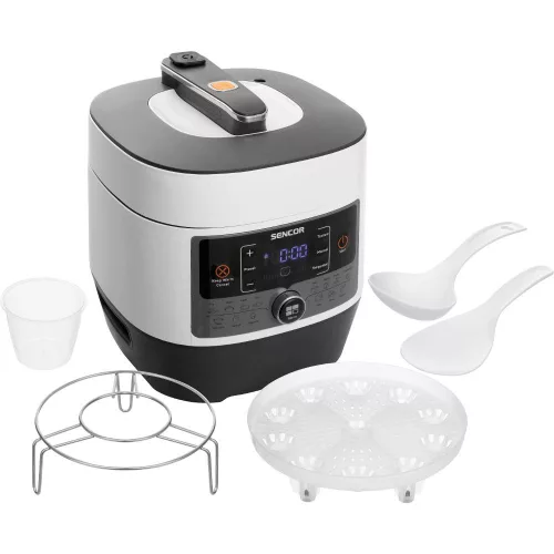 Sencor SPR 3600WH Elektromos kukta - 5,5 l, 1000W, 14 program - Tapadásmentes edénnyel (SPR 3600WH)