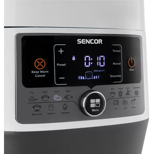 Sencor SPR 3600WH Elektromos kukta - 5,5 l, 1000W, 14 program - Tapadásmentes edénnyel (SPR 3600WH)