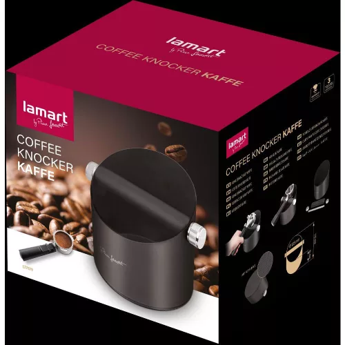 Lamart LT7079 Zacckiütő Tartály – Rozsdamentes acél, ø 135 mm – Kávégépekhez (LT7079)