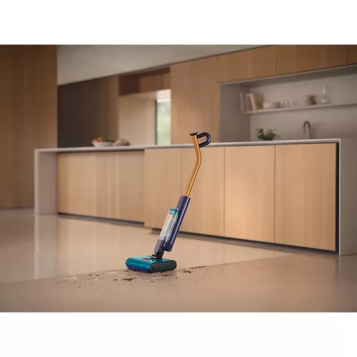Dyson Clean+Wash Hygiene Padlótisztító – Nedves és száraz tisztítás, 35 perc üzemidő – Copper/Prussian Blue (WashG1)