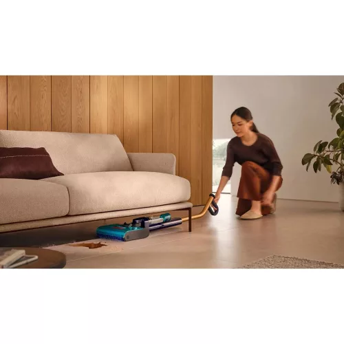 Dyson Clean+Wash Hygiene Padlótisztító – Nedves és száraz tisztítás, 35 perc üzemidő – Copper/Prussian Blue (WashG1)
