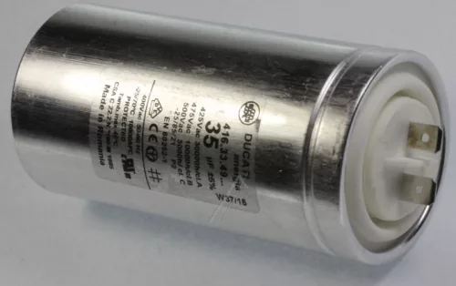 Gorenje Üzemi Kondenzátor – 35µF, 400V-500V, M8 csavaros – Szárítógépekhez (460714)