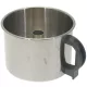 ZANUSSI dagasztó/mixer tartály-vágó-keverő rozsdamentes acél 5.5 l