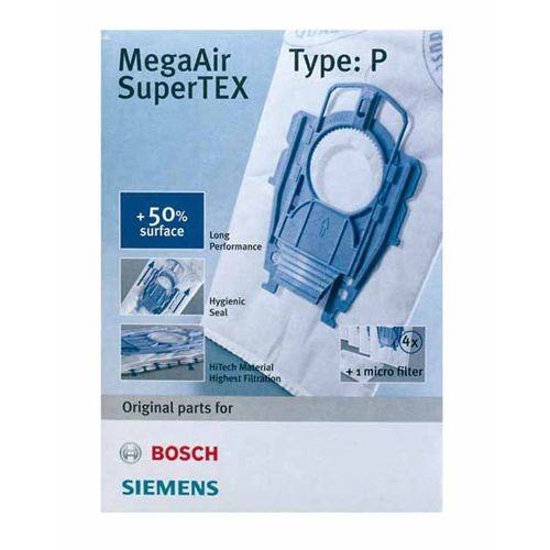 Bosch, Siemens porszívó táskák SuperTEX P / BBZ41FP típus, VZ41AFP 468264