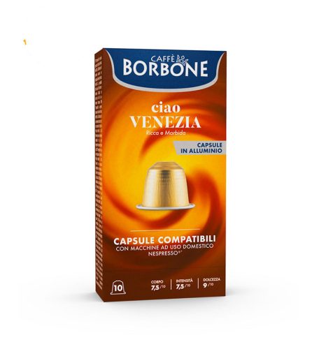 Borbone Ciao Venezia – Nespresso Kompatibilis Alumínium Kapszula (10 db)