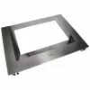 594x450 mm Üveg, ajtó, külső, fekete, (eredeti) WHIRLPOOL tűzhely