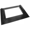 594x450 mm Üveg, ajtó, külső, fekete, (eredeti) WHIRLPOOL tűzhely