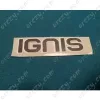 Felirat (normáltéri ajtó) IGNIS hűtőgép