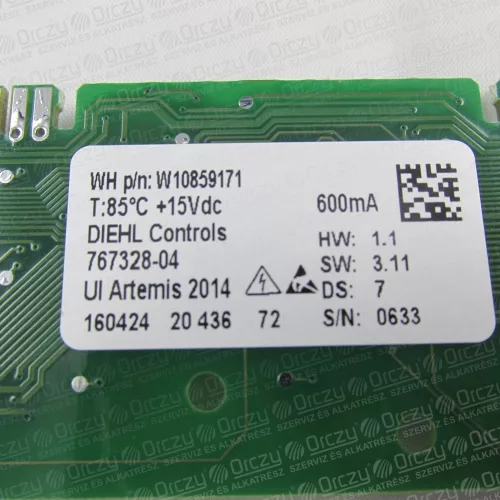Elektronika, kezelő (eredeti) WHIRLPOOL főzőlap