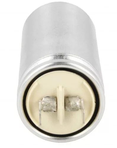 Whirlpool Üzemi Kondenzátor – 10µF, 500V, M8 rögzítés – Mosógéphez és szárítógéphez (C00345073)