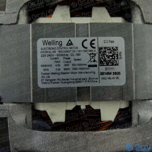 Motor (eredeti) WHIRLPOOL / INDESIT mosógép