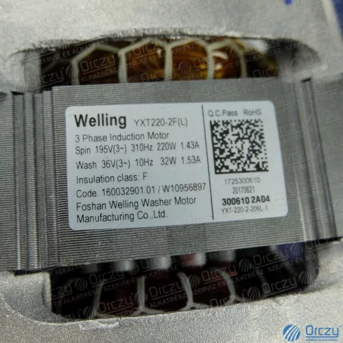 Motor (eredeti) WHIRLPOOL / INDESIT mosógép