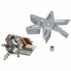 Légkeverő Motor Ventilátorral és Lapáttal Whirlpool / Indesit Sütőhöz – 22W / 17,2 mm – Univerzális (C00310972 kompatibilis)