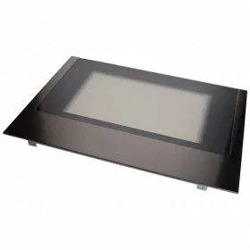   595x427 mm Üveg, ajtó, külső, króm, (eredeti) WHIRLPOOL / INDESIT tűzhely