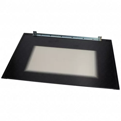 595x427 mm Üveg, ajtó, külső, króm, (eredeti) WHIRLPOOL / INDESIT tűzhely