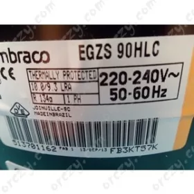 W10183407 Kompresszor EGSZ 90HLC WHIRLPOOL hűtőgép